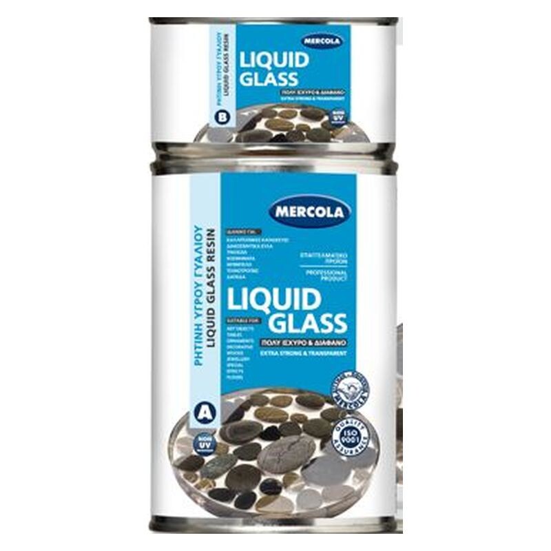 Διάφανη Ρητίνη Υγρού Γυαλιού Liquid Glass Mercola