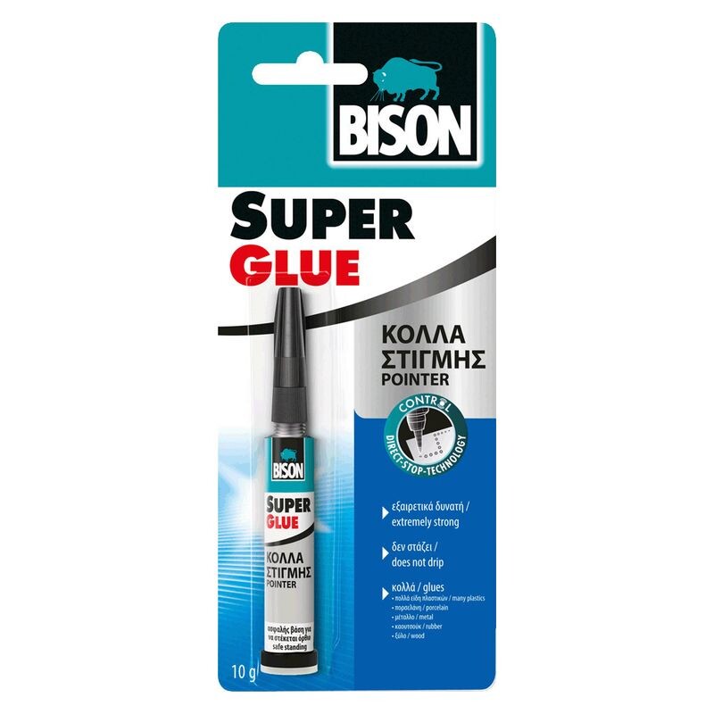 Κόλλας Super Glue Control Pointer 10gr Bison