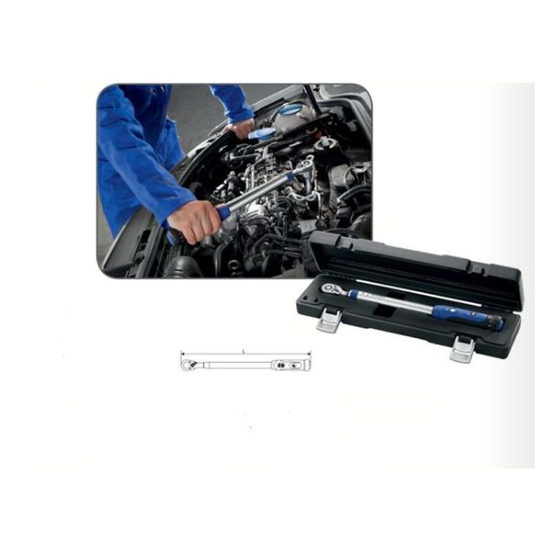 Δυναμομετρικό Κλειδί Drive Torque Wrench 20-100Nm E100107 1/2″