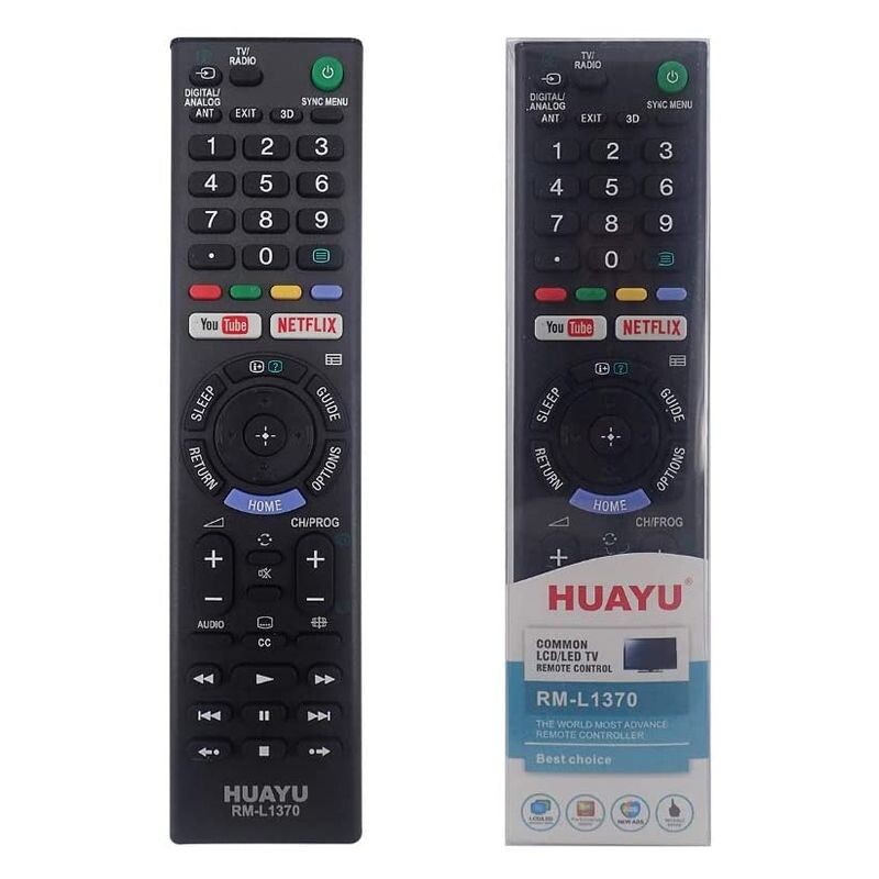 Τηλεχειριστήριο HUAYU RM-L1370 για τηλεοράσεις Sony (LED, LCD, Plasma)