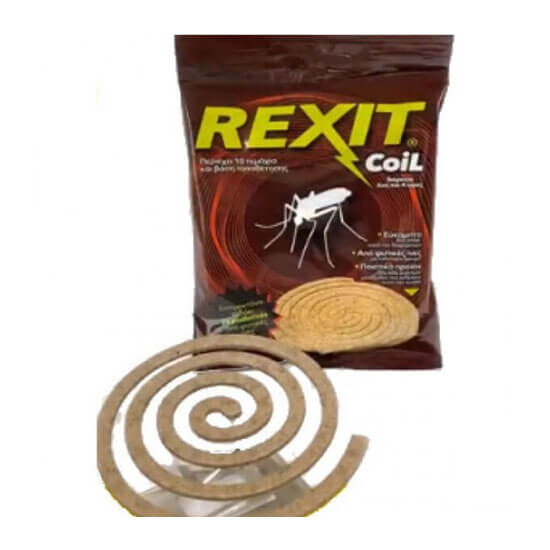 REXIT COIL - Eντομοκτόνο σκεύασμα σε μορφή σπείρας (Φιδάκι)