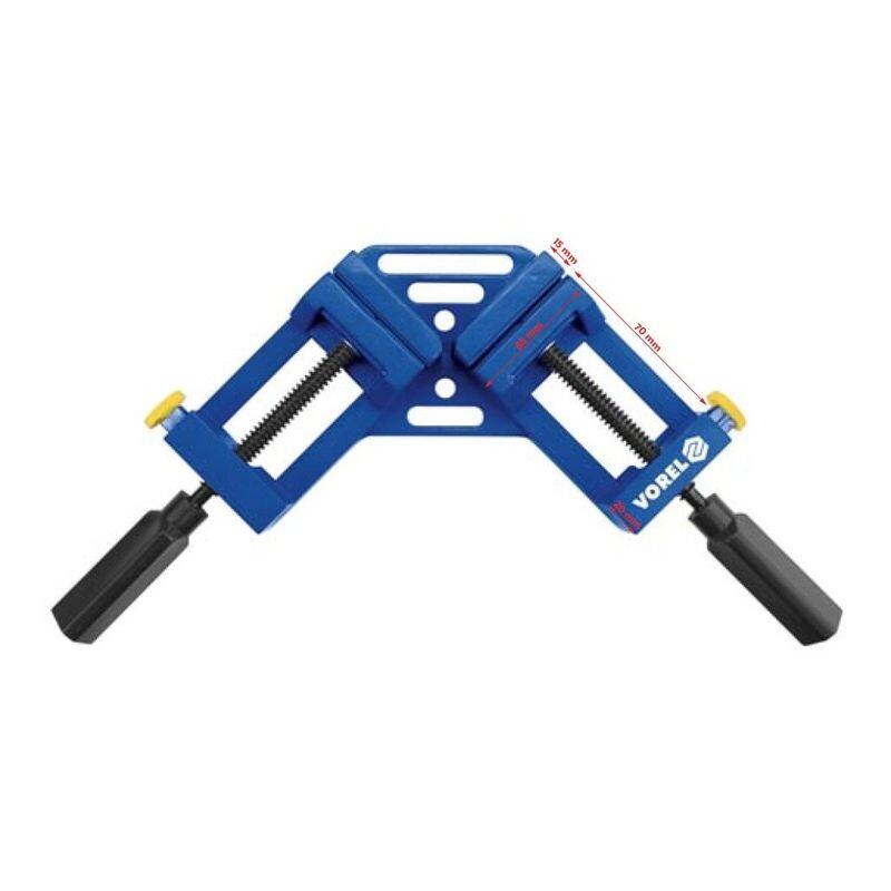 Γωνιακός σφιγκτήρας ( Μέγγενη ) 65 x 70mm - Vorel 38751 CORNER CLAMP