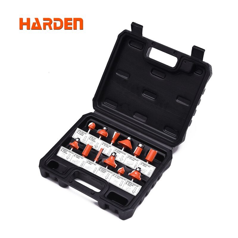 Επαγγελματικό σετ Carbide Router για ξυλουργική - Harden 613212