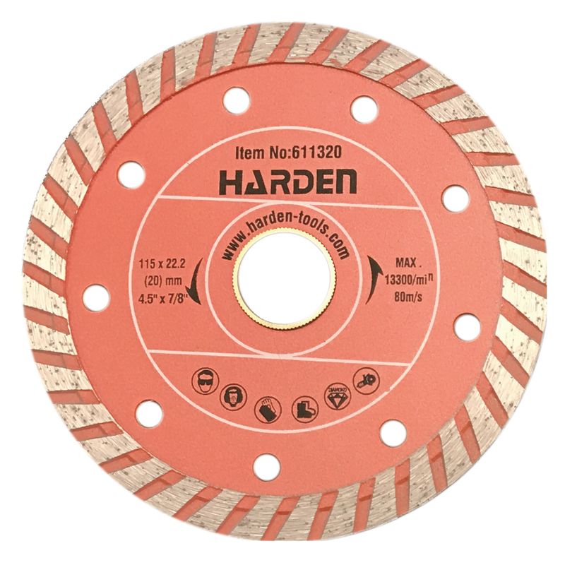 Δίσκος Κοπής Διαμαντιού Harden - Diamond Tile - 115Χ22.2 mm - 611320