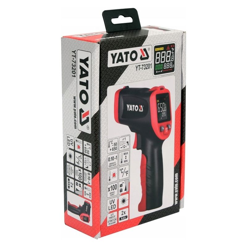 ΥΠΕΡΥΘΡΟ ΘΕΡΜΟΜΕΤΡΟ Yato YT-73201 - Image 4