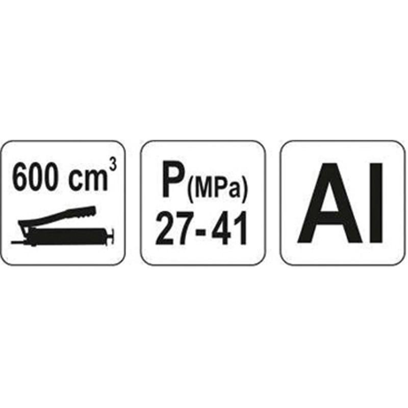 Γρασαδόρος Χειρός 0.6lt YATO YT-07042 - Image 3