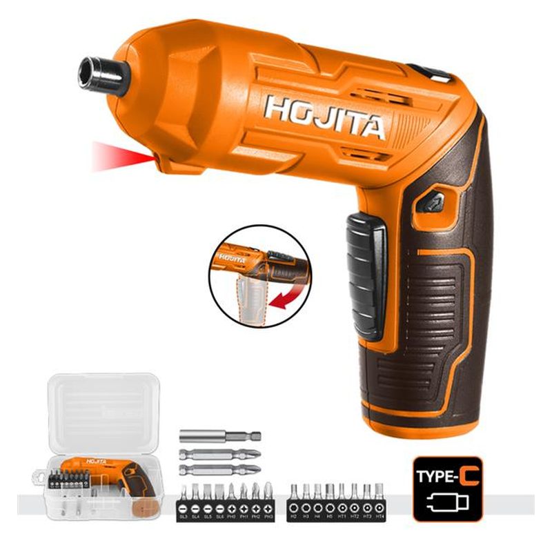 Κατσαβίδι 4Nm μπαταρίας 4V 1,5Ah HOJITA - HJCV4442 - Image 2