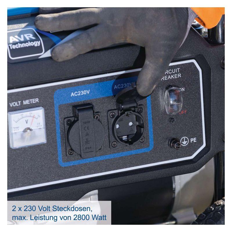 Ηλεκτρογεννήτρια Βενζίνης Scheppach 2800W 212cc 5.8 hp 15 L 5906226903 - Image 2