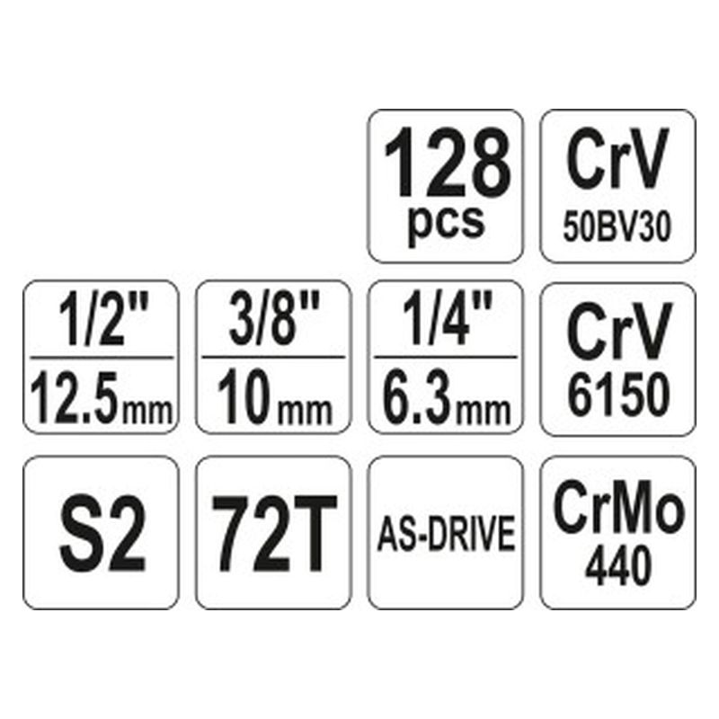 Σετ εργαλείων τοποθέτησης YATO YT-38872 - Image 3