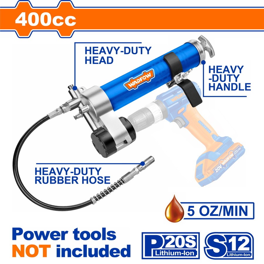 Χρησιμοπωλείο - WADFOW ΓΡΑΣΑΔΟΡΟΣ 400cc ΓΙΑ ΟΛΑ ΤΑ ΗΛΕΚΤΡΙΚΑ ΔΡΑΠΑΝΑ & ΜΠΑΤΑΡΙΑΣ (WGG5540)