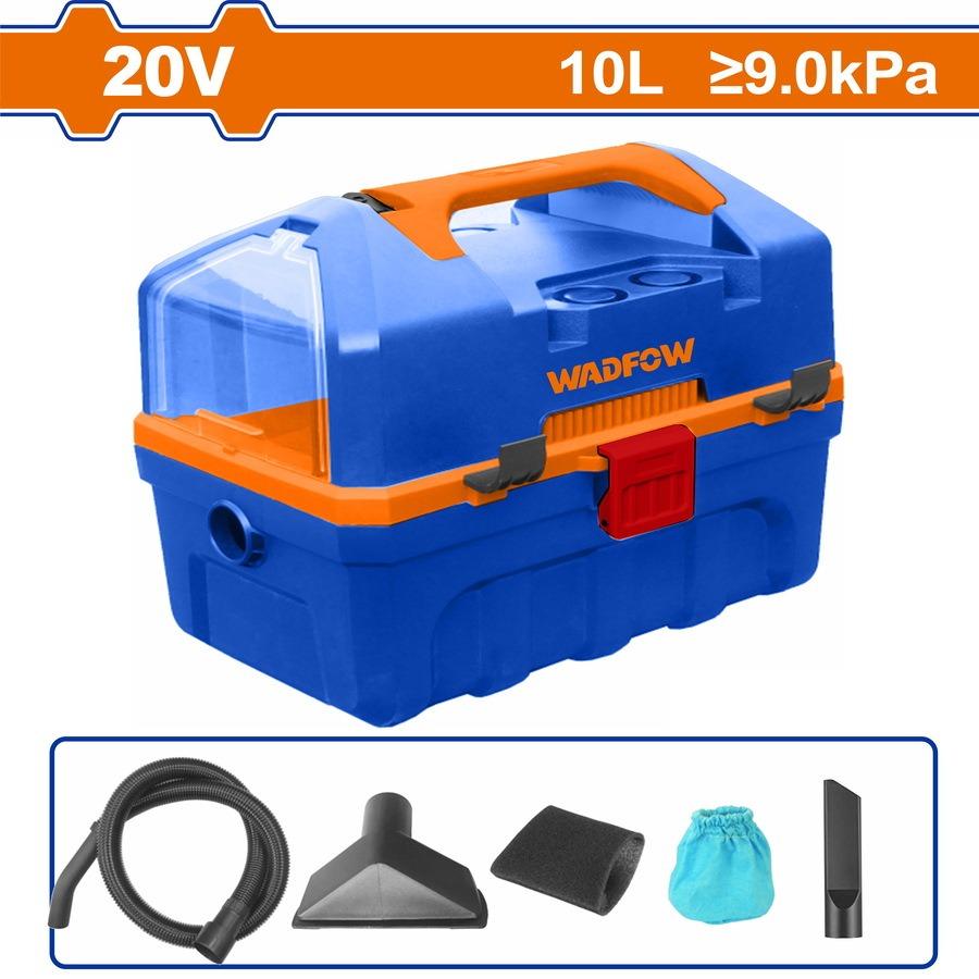 Χρησιμοπωλείο - WADFOW ΣΚΟΥΠΑ 10Lit ΜΠΑΤ. Li-ion 20V ΧΩΡΙΣ ΜΠΑΤΑΡΙΑ & ΦΟΡΤΙΣΤΗ (WQV2A10)
