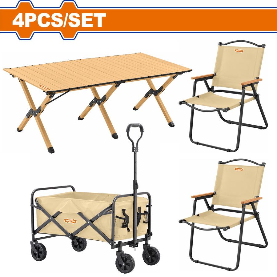 Χρησιμοπωλείο - WADFOW ΣΕΤ ΕΠΙΠΛΑ ΚΑΜΠΙΓΚ 4 TEM (WCPS9101)