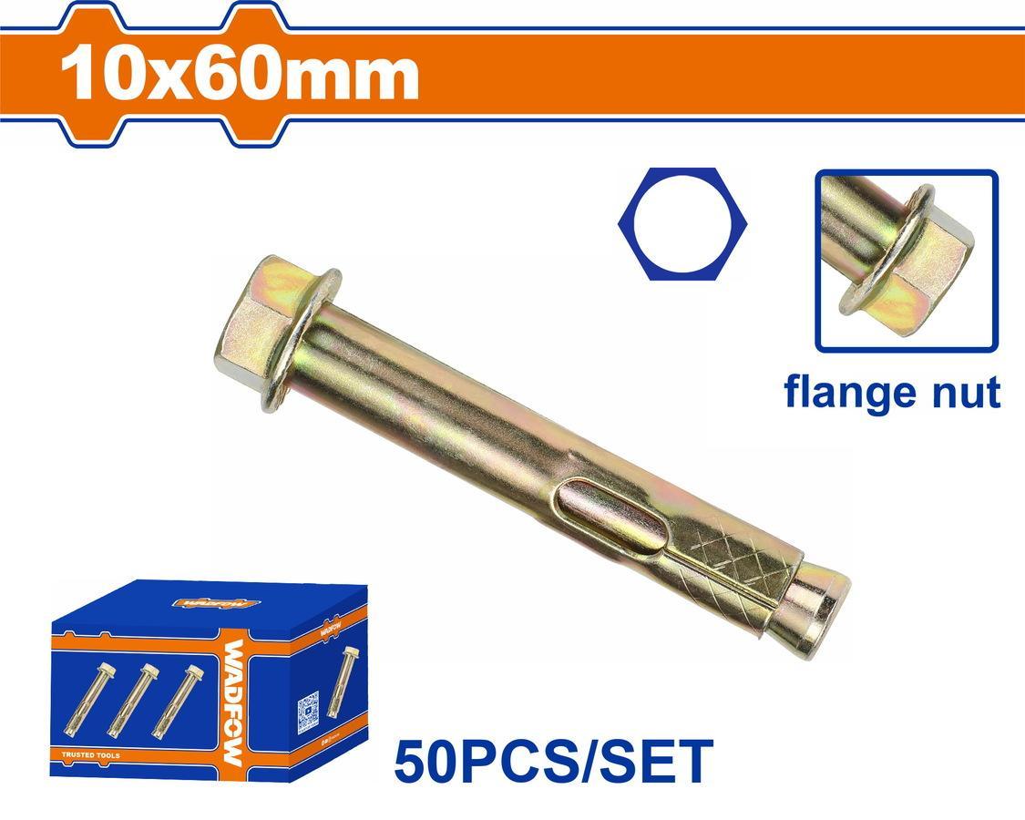 Χρησιμοπωλείο - WADFOW ΒΙΣΜΑΤΑ ΜΕΤΑΛΛΙΚΑ ΜΕ ΒΙΔΑ ΦΛΑΝΤΖΑΣ 10 Χ 60 50ΤΕΜ (WDQA523)