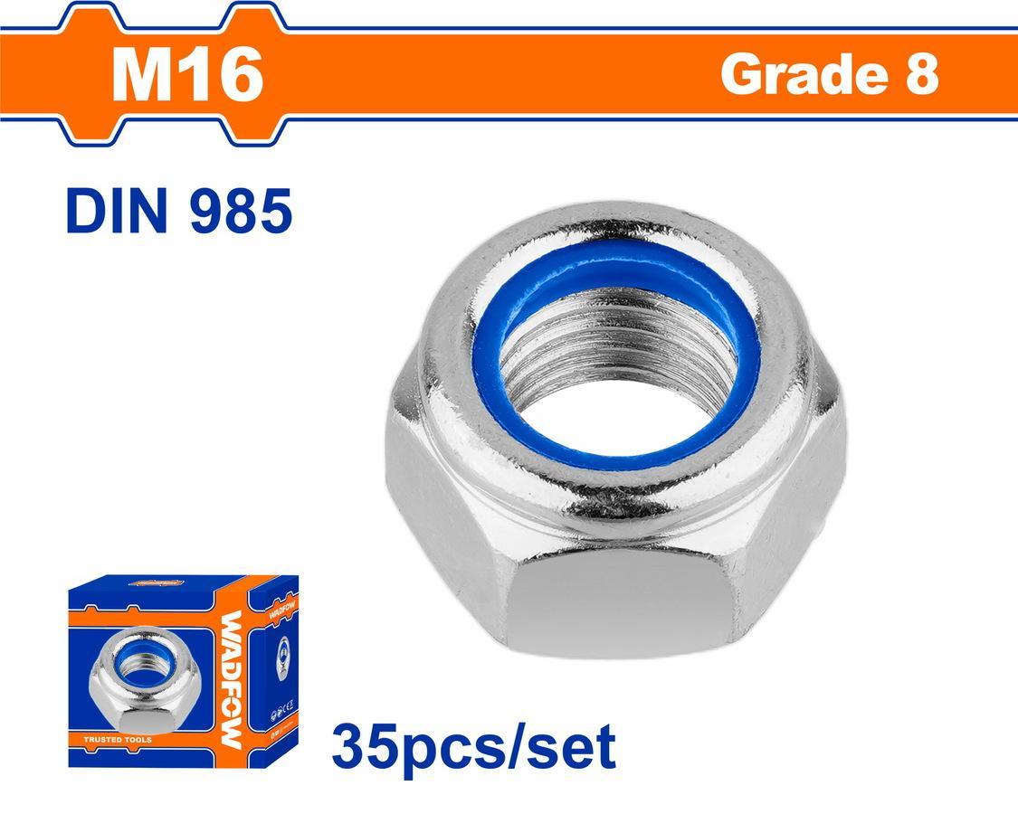 Χρησιμοπωλείο - WADFOW ΠΑΞΙΜΑΔΙ ΑΣΦΑΛΕΙΑΣ ΓΑΛΒ. DIN985 16mm 35TEM (WMV6516A)