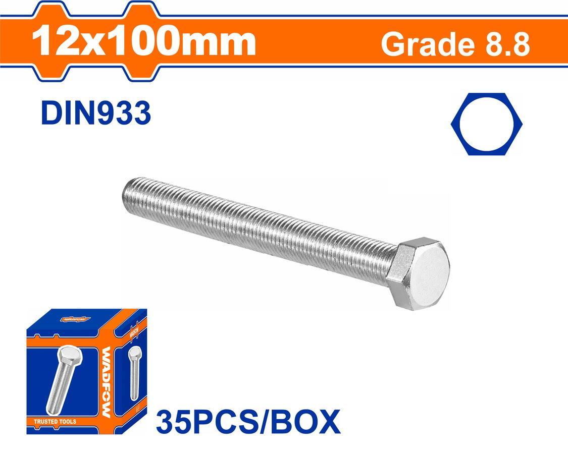 Χρησιμοπωλείο - WADFOW ΒΙΔΑ ΕΞΑΓΩΝΗ ΓΑΛΒ. 8.8 DIN933 12X100 35TEM (WXSP54HA)