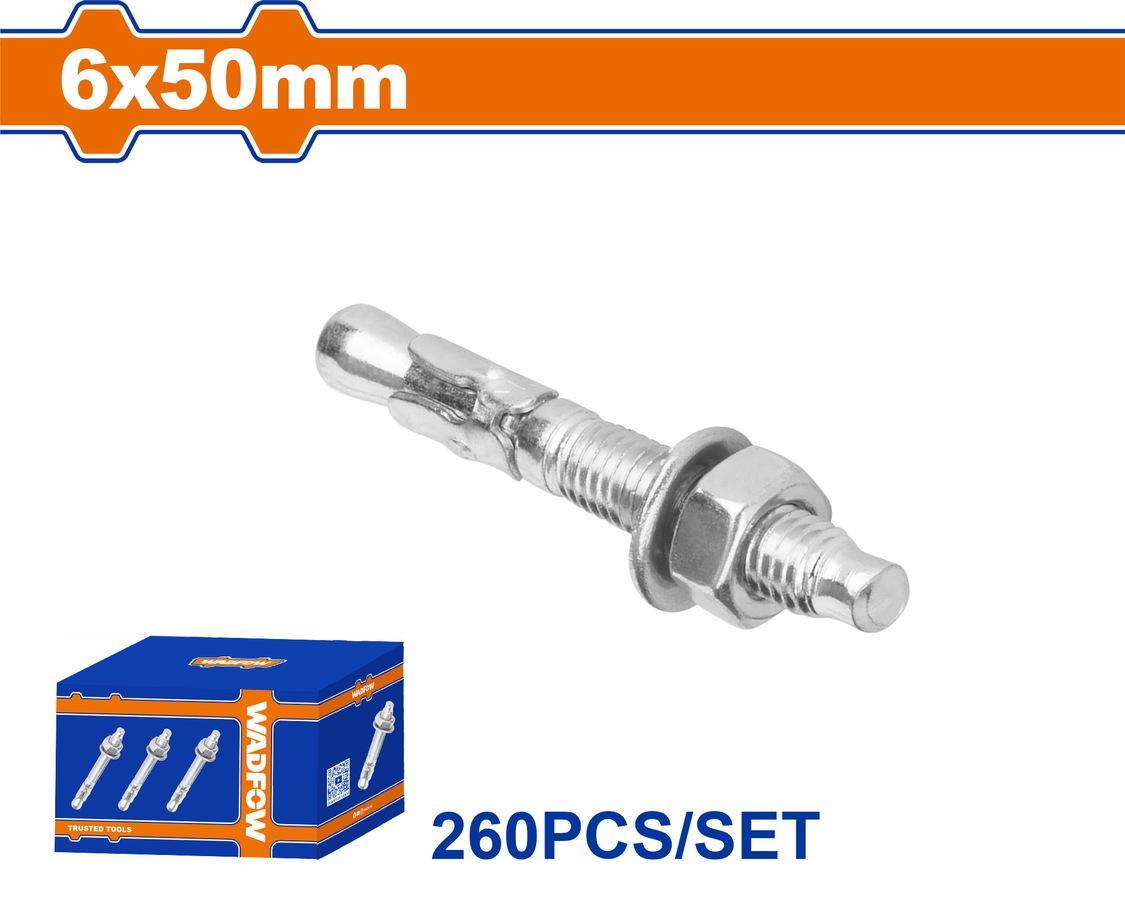 Χρησιμοπωλείο - WADFOW ΒΙΣΜΑΤΑ ΜΕΤΑΛΛΙΚΑ ΓΑΛΒ. EXPRESS 6 Χ 50 260ΤΕΜ (WDQ2511)