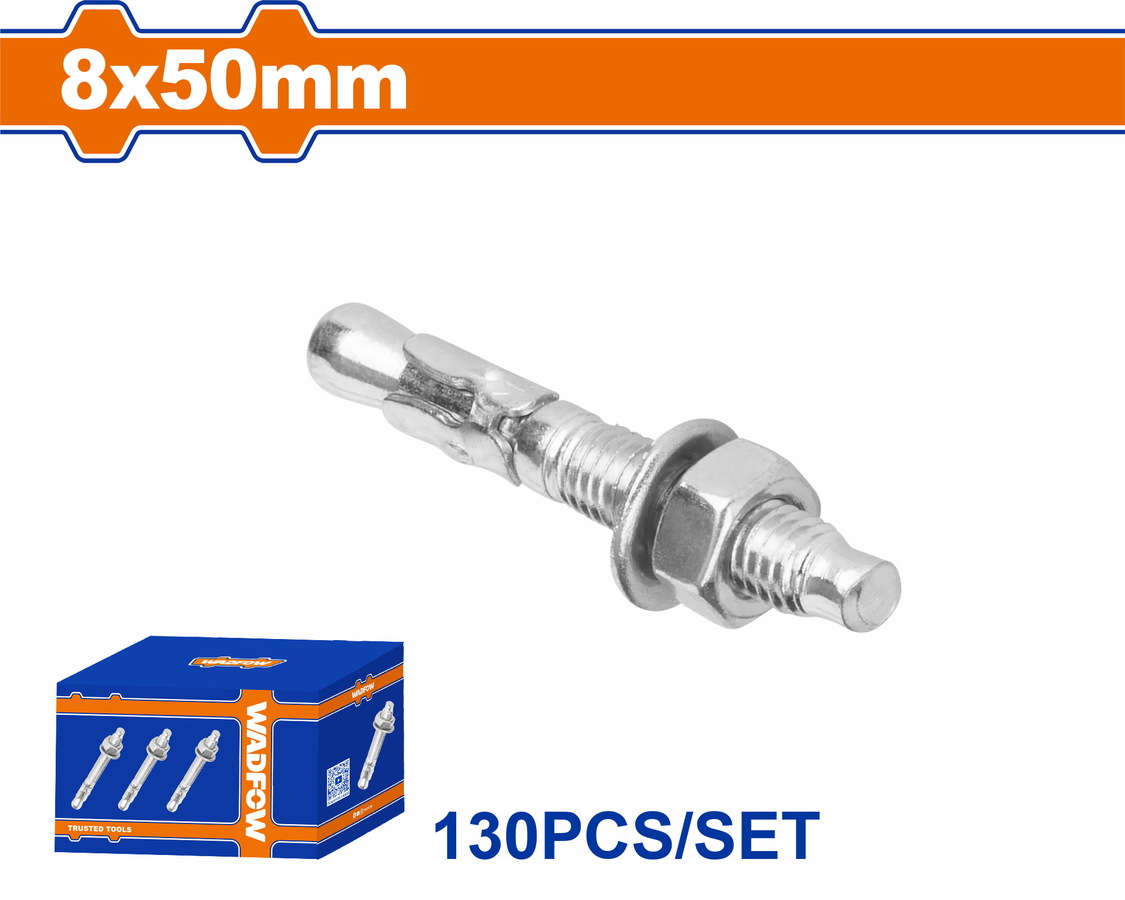 Χρησιμοπωλείο - WADFOW ΒΙΣΜΑΤΑ ΜΕΤΑΛΛΙΚΑ ΓΑΛΒ. EXPRESS 8 Χ 50 130ΤΕΜ (WDQ2521)