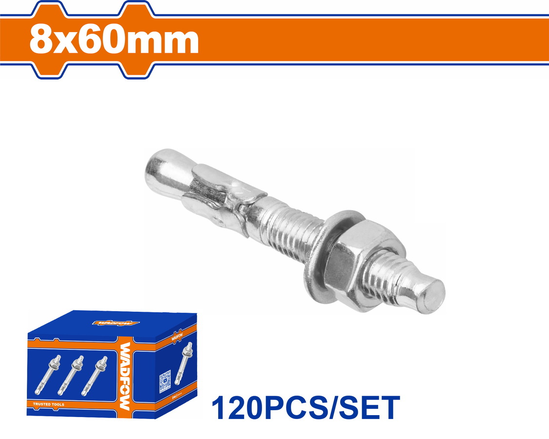 Χρησιμοπωλείο - WADFOW ΒΙΣΜΑΤΑ ΜΕΤΑΛΛΙΚΑ ΓΑΛΒ. EXPRESS 8 Χ 60 120ΤΕΜ (WDQ2522)