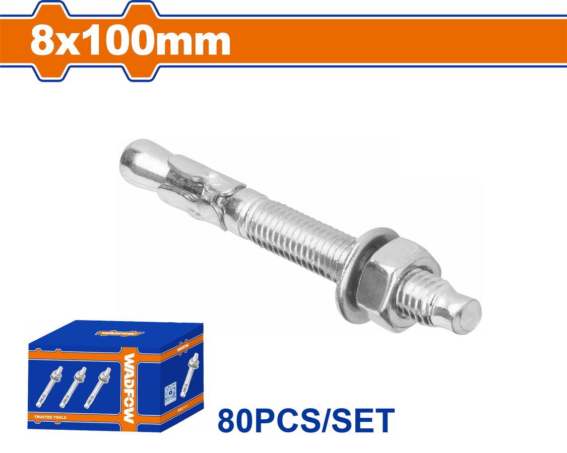 Χρησιμοπωλείο - WADFOW ΒΙΣΜΑΤΑ ΜΕΤΑΛΛΙΚΑ ΓΑΛΒ. EXPRESS 8 Χ 100 80ΤΕΜ (WDQ2524)