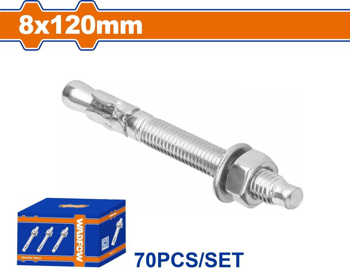 Χρησιμοπωλείο - WADFOW ΒΙΣΜΑΤΑ ΜΕΤΑΛΛΙΚΑ ΓΑΛΒ. EXPRESS 8 Χ 120 70ΤΕΜ (WDQ2525)