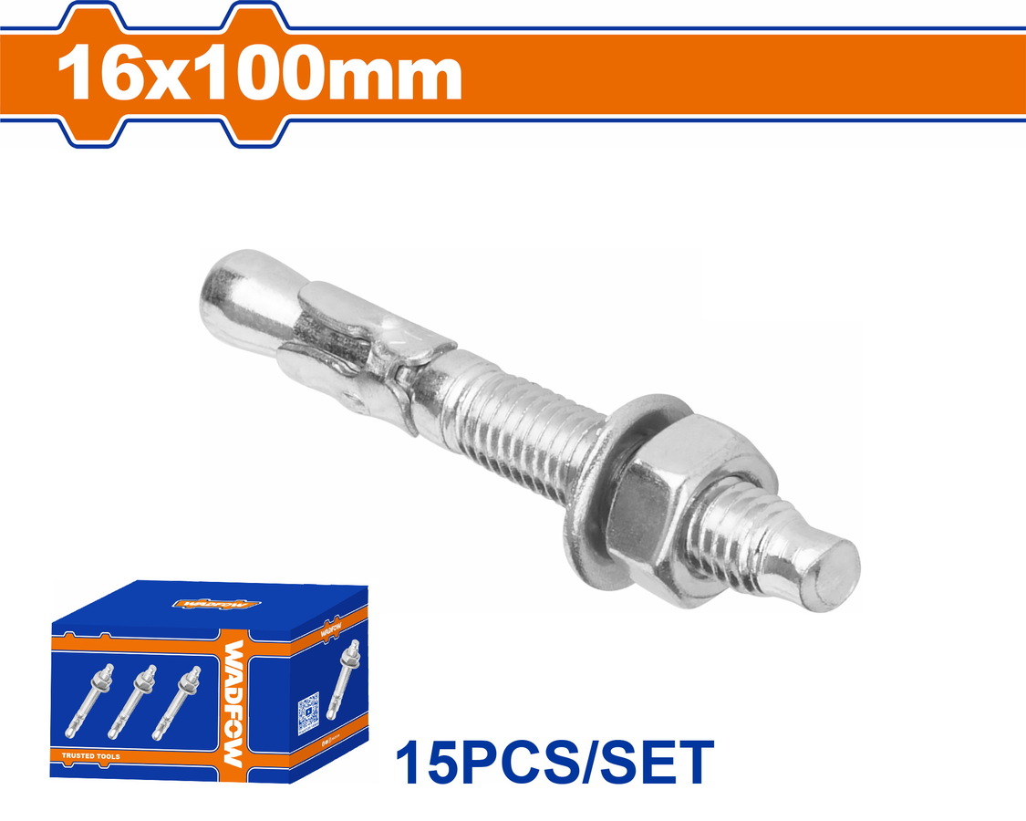 Χρησιμοπωλείο - WADFOW ΒΙΣΜΑΤΑ ΜΕΤΑΛΛΙΚΑ ΓΑΛΒ. EXPRESS 16 Χ 100 15ΤΕΜ (WDQ2554)