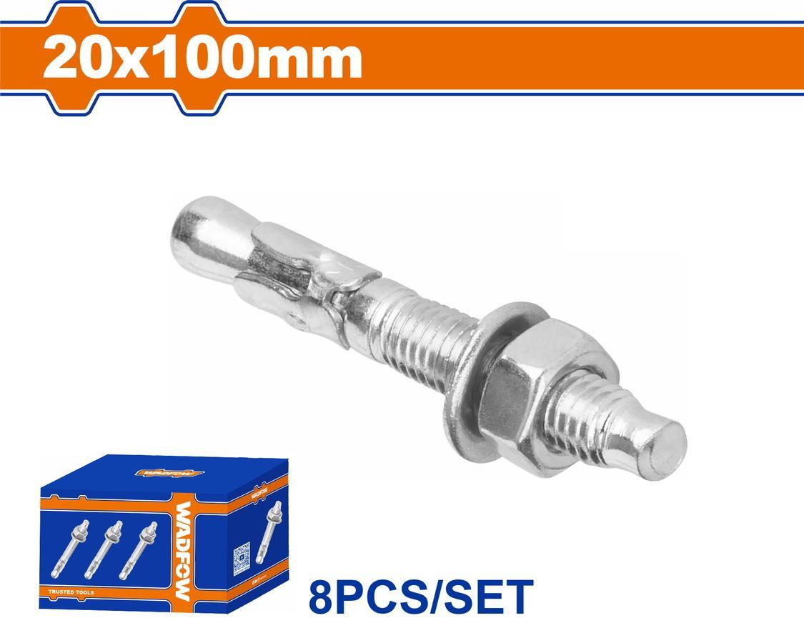 Χρησιμοπωλείο - WADFOW ΒΙΣΜΑΤΑ ΜΕΤΑΛΛΙΚΑ ΓΑΛΒ. EXPRESS 20 Χ 100 8ΤΕΜ (WDQ2564)