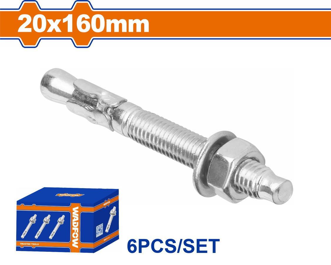 Χρησιμοπωλείο - WADFOW ΒΙΣΜΑΤΑ ΜΕΤΑΛΛΙΚΑ ΓΑΛΒ. EXPRESS 20 Χ 160 6ΤΕΜ (WDQ2568)