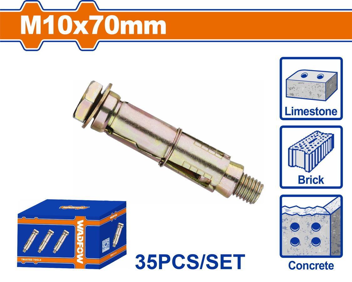 Χρησιμοπωλείο - WADFOW ΒΙΣΜΑΤΑ ΜΕΤΑΛΛΙΚΑ ΜΕ ΒΙΔΑ 10 Χ 70 35ΤΕΜ (WDQ5533)