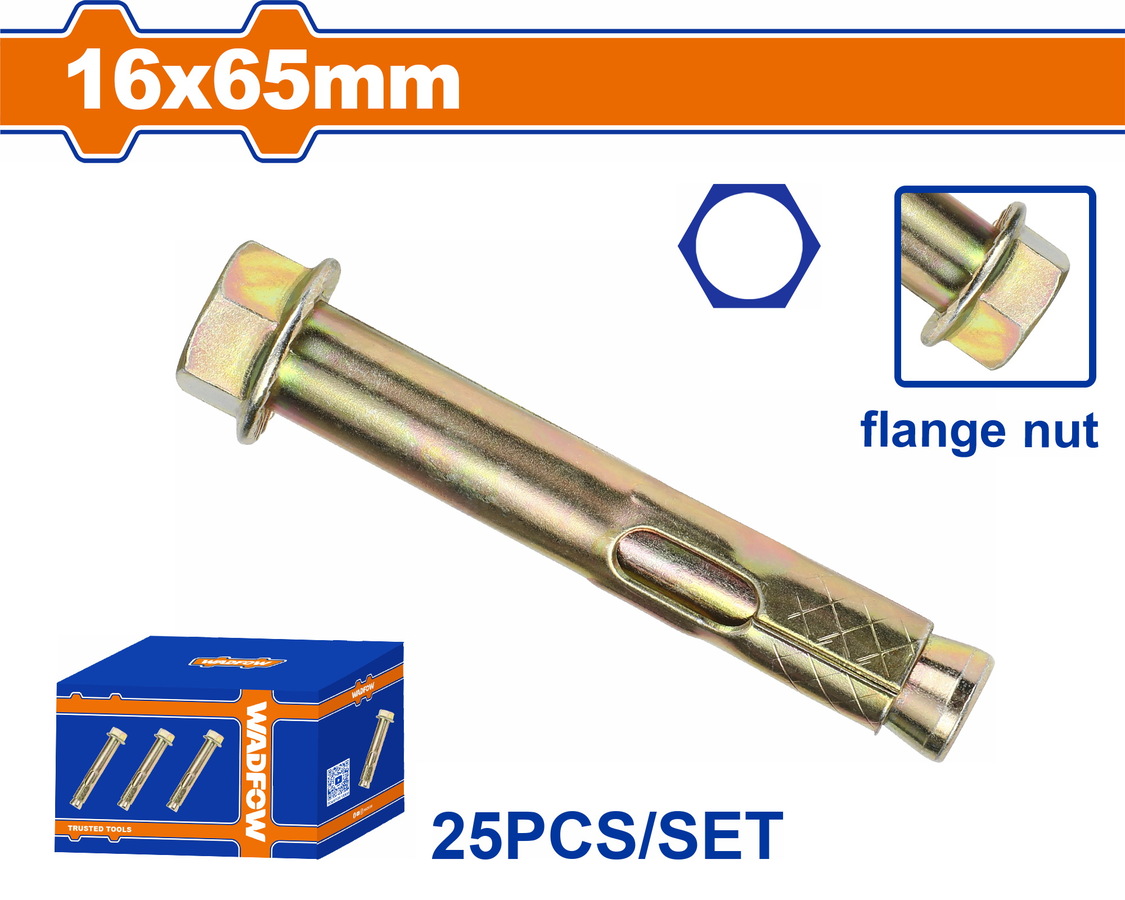 Χρησιμοπωλείο - WADFOW ΒΙΣΜΑΤΑ ΜΕΤΑΛΛΙΚΑ ΜΕ ΒΙΔΑ ΦΛΑΝΤΖΑΣ 16 Χ 65 25ΤΕΜ (WDQA543)