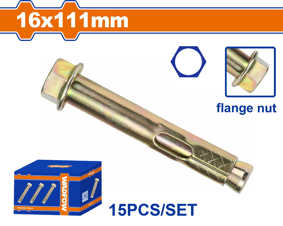 Χρησιμοπωλείο - WADFOW ΒΙΣΜΑΤΑ ΜΕΤΑΛΛΙΚΑ ΜΕ ΒΙΔΑ ΦΛΑΝΤΖΑΣ 16 Χ 111 15ΤΕΜ (WDQA545)