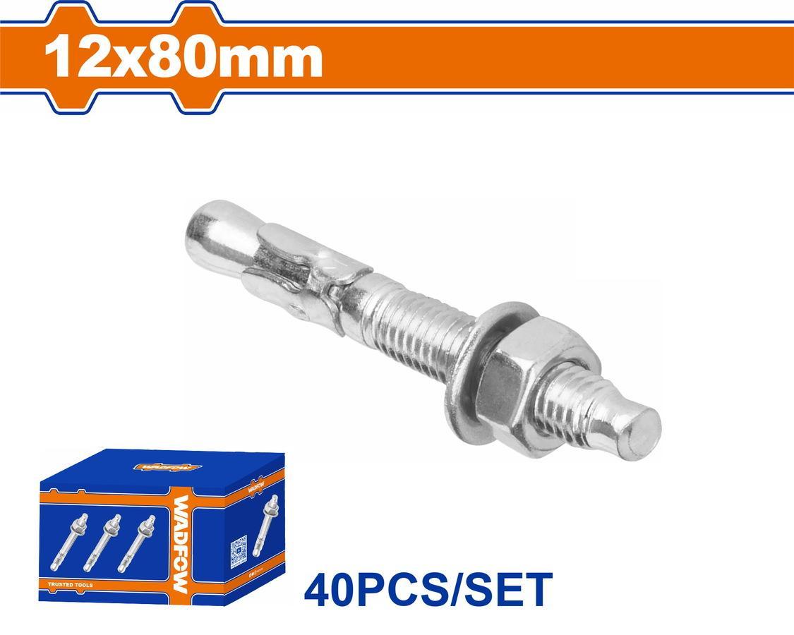 Χρησιμοπωλείο - WADFOW ΒΙΣΜΑΤΑ ΜΕΤΑΛΛΙΚΑ ΓΑΛΒ. EXPRESS 12 Χ 80 40ΤΕΜ (WDQ2543)