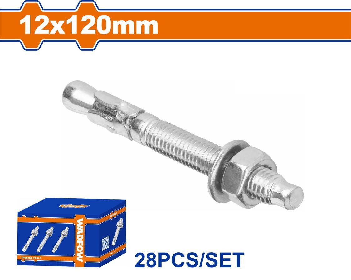 Χρησιμοπωλείο - WADFOW ΒΙΣΜΑΤΑ ΜΕΤΑΛΛΙΚΑ ΓΑΛΒ. EXPRESS 12 Χ 120 28ΤΕΜ (WDQ2545)