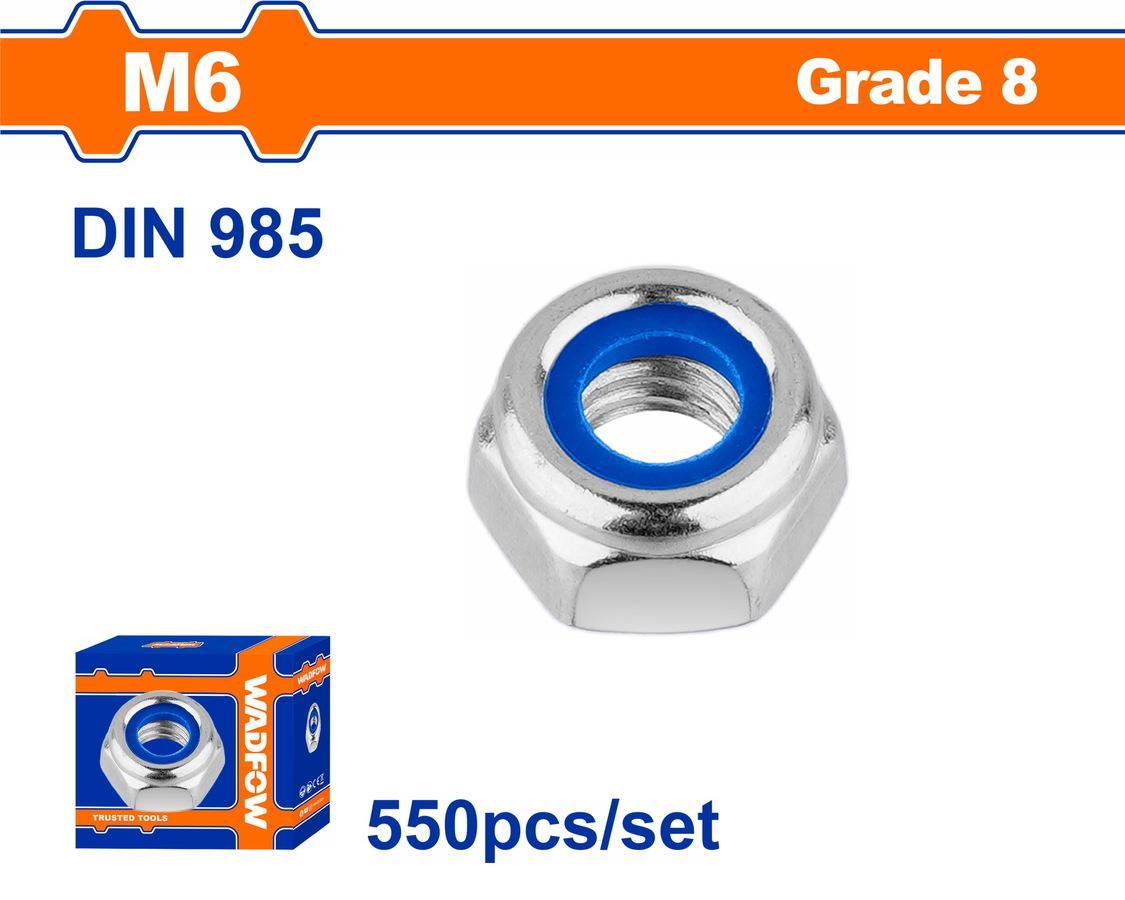 Χρησιμοπωλείο - WADFOW ΠΑΞΙΜΑΔΙ ΑΣΦΑΛΕΙΑΣ ΓΑΛΒ. DIN985 6mm 550TEM (WMV6506A)