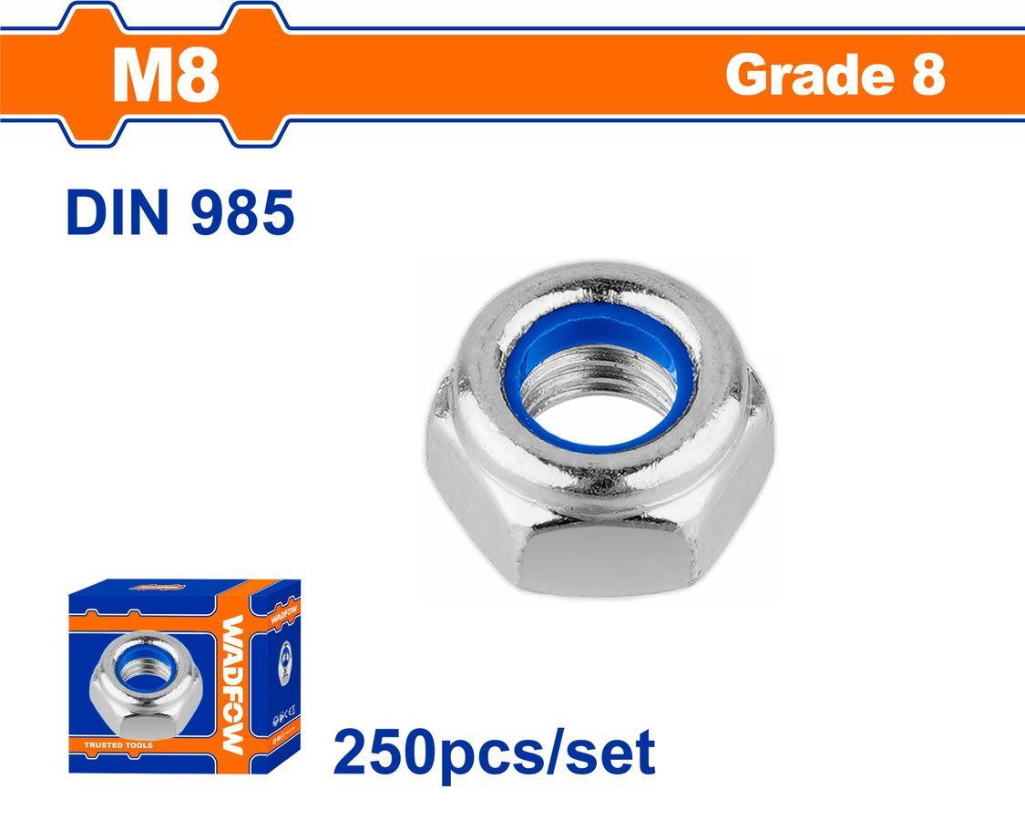 Χρησιμοπωλείο - WADFOW ΠΑΞΙΜΑΔΙ ΑΣΦΑΛΕΙΑΣ ΓΑΛΒ. DIN985 8mm 250TEM (WMV6508A)