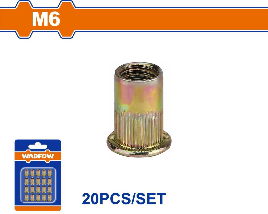 Χρησιμοπωλείο - WADFOW ΠΡΙΤΣΙΝΙΑ ΣΙΔΗΡΟΥ ΜΕ ΣΠΕΙΡΩΜΑ 6mm 20ΤΕΜ (WRE1K16)