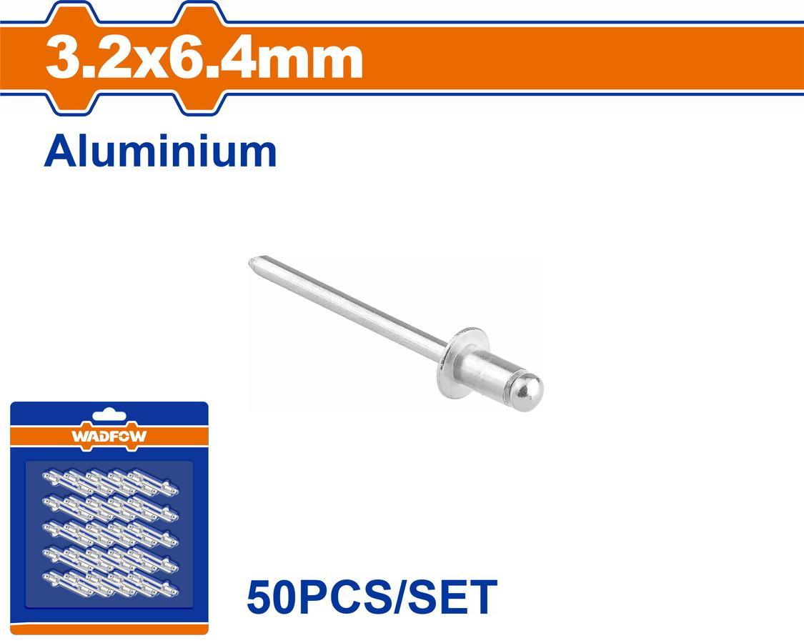Χρησιμοπωλείο - WADFOW ΠΡΙΤΣΙΝΙΑ ΑΛΟΥΜ. 3.2 X 6.4mm 50TEM (WREZK11)