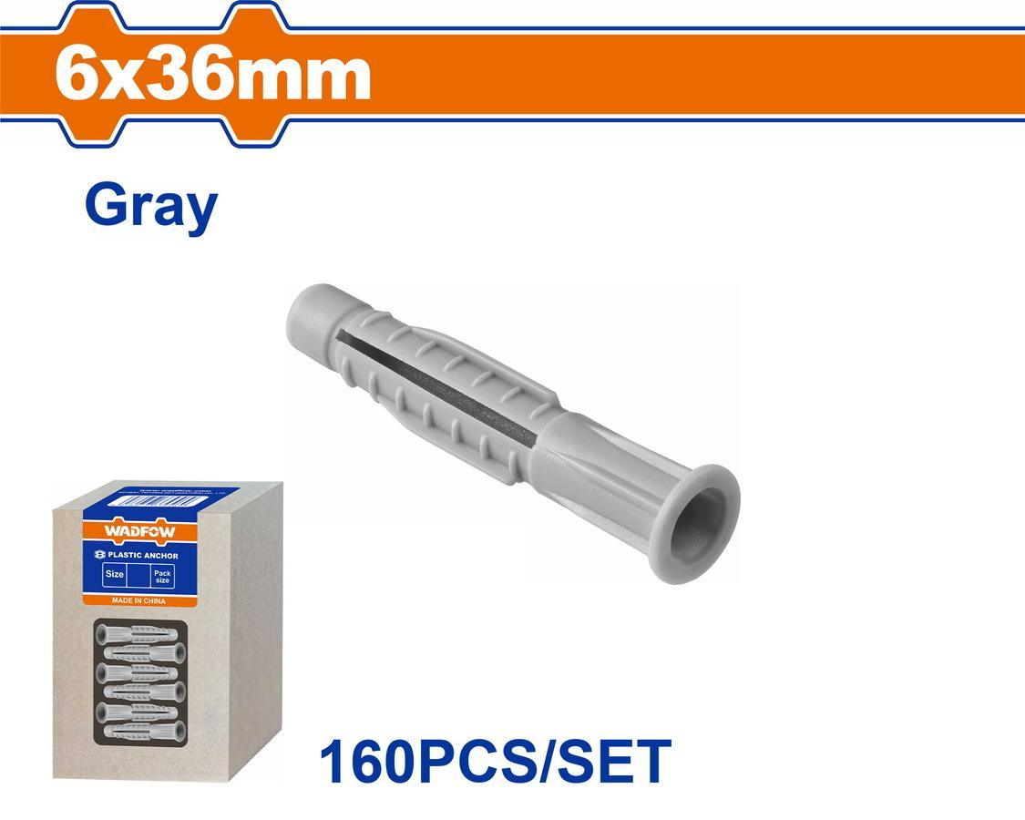 Χρησιμοπωλείο - WADFOW ΒΙΣΜΑ ΠΛΑΣΤΙΚΟ PE ΜΕ ΡΟΔΕΛΑ UNIVERSAL 6X36mm 160TEM (WXTFA11)