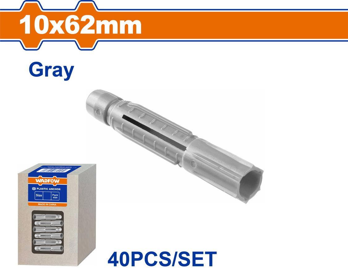 Χρησιμοπωλείο - WADFOW ΒΙΣΜΑ ΠΛΑΣΤΙΚΟ PE UNIVERSAL 10X62mm 40TEM (WXTFA61)