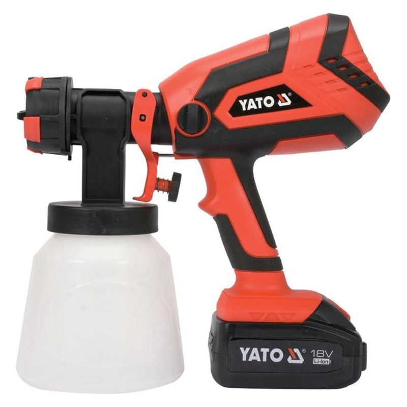 Ηλεκτρικό Πιστόλι Βαφής 18V 1x4Ah με Δοχείο 1lt - Yato YT-82765