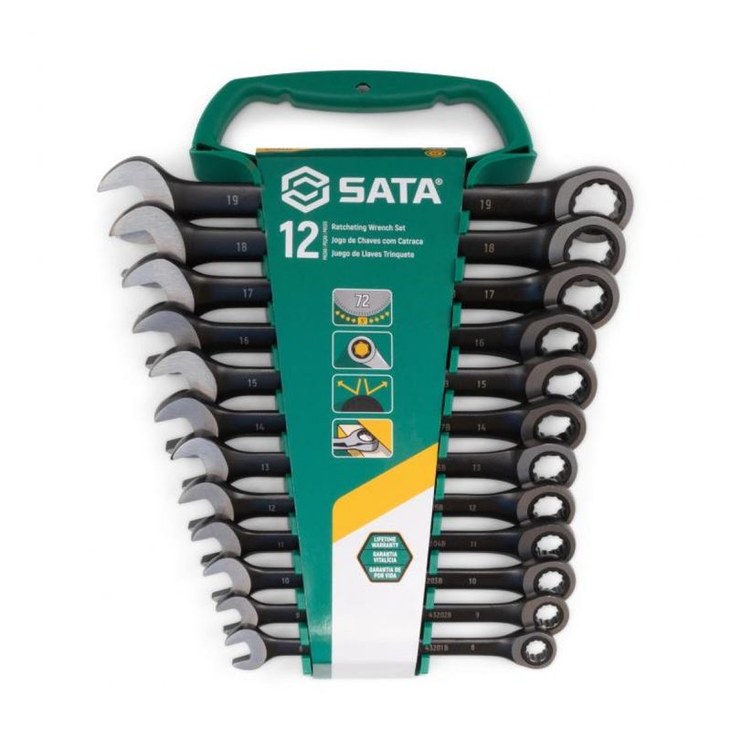 Σετ 12τεμ Γερμανοπολύγωνα Καστάνιας 8 9 10 1112 13 14 15 16 17 18 19mm ST08032