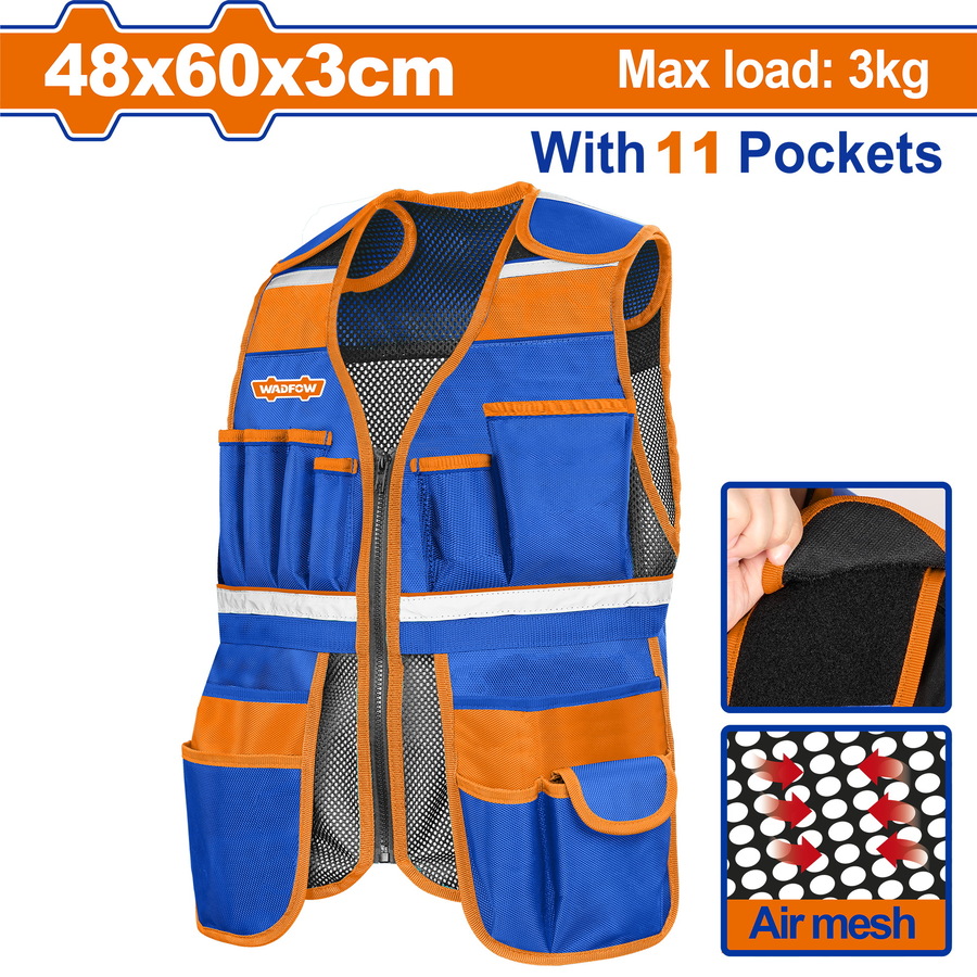 Χρησιμοπωλείο - WADFOW ΓΙΛΕΚΟ ΓΙΑ ΕΡΓΑΛΕΙΑ 48Χ60Χ3cm (WTG6105)