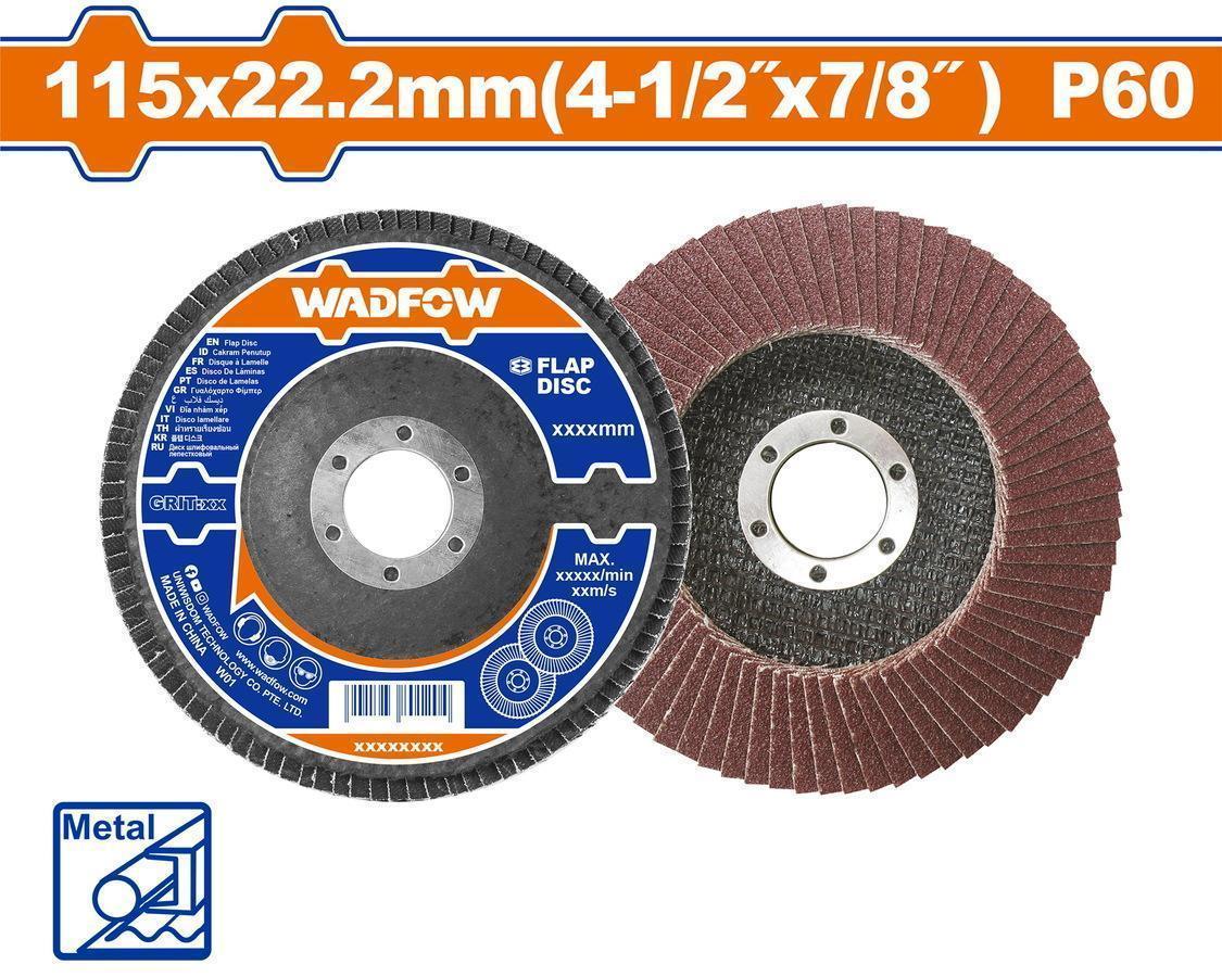 Χρησιμοπωλείο - WADFOW ΠΟΛΥΠΤΕΡΟ ΓΥΑΛΙΣΜΑΤΟΣ 115mm Ρ60 (WYL0412)