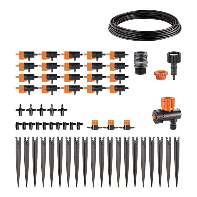 Σετ Ποτίσματος Με Σταγόνα Για Αυτόματη Άρδευση έως και 35 γλάστρων - CLABER Drip kit