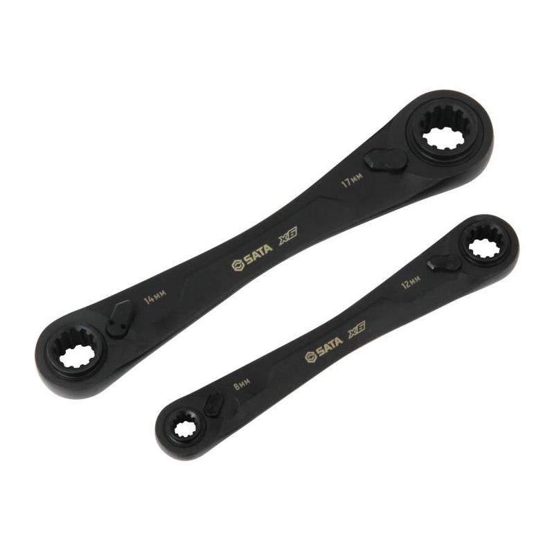 Σετ Γερμανοπολύγωνα Καστάνιας Κλειδιών 2τμχ Sata ST09059G