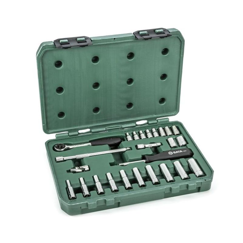 Σετ 52τμχ Καστάνια με Καρυδάκια 1/4 Sata ST09198SJ