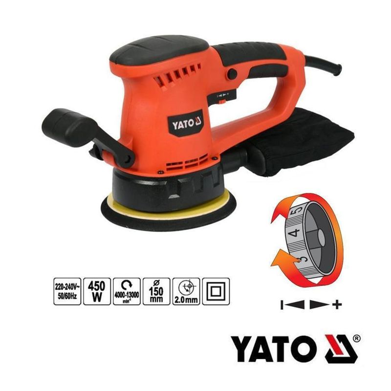 Έκκεντρο Περιστροφικό Τριβείο Ρεύματος 550W - Yato YT-82207