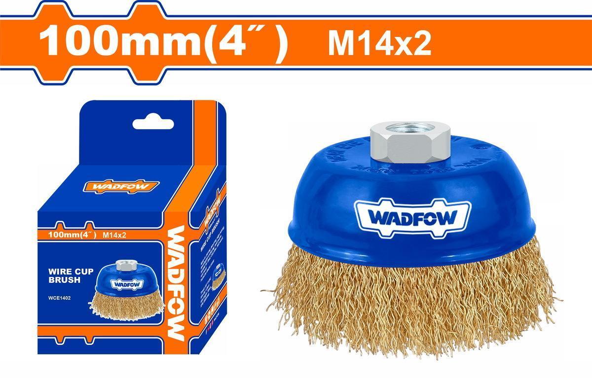 Χρησιμοπωλείο - WADFOW ΣΥΡΜΑΤΟΒΟΥΡΤΣΑ ΤΡΟΧΟΥ 100mm / M14 (WCE1402)