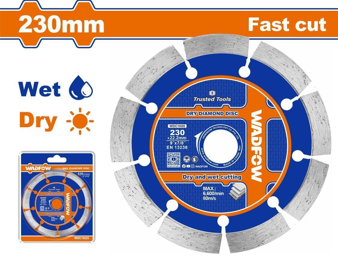 Χρησιμοπωλείο - WADFOW ΔΙΑΜΑΝΤΟΔΙΣΚΟΣ ΞΗΡΑΣ & ΥΓΡΑΣ ΚΟΠΗΣ 230mm (WDC1K05)