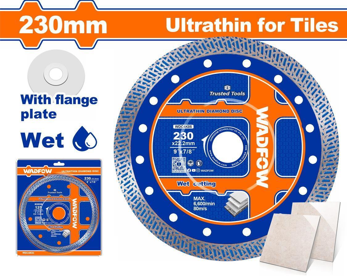 Χρησιμοπωλείο - WADFOW ΔΙΑΜΑΝΤΟΔΙΣΚΟΣ ΥΓΡΑΣ ΚΟΠΗΣ ΛΕΠΤΟΣ 230 Χ 1.6mm (WDC4K05)