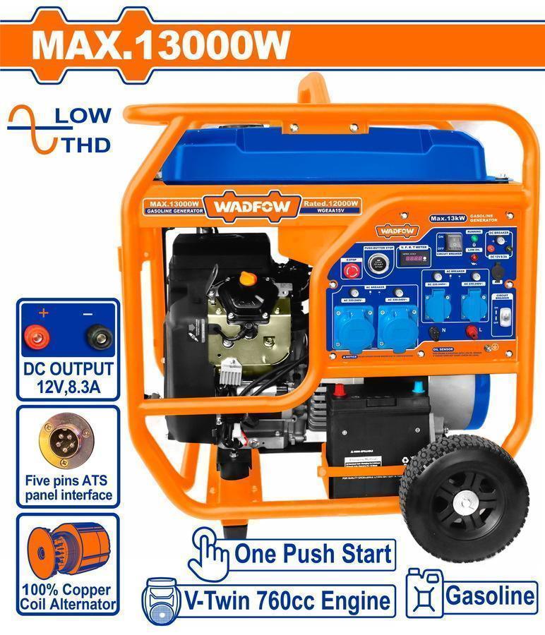 Χρησιμοπωλείο - WADFOW ΗΛΕΚΤΡΟΓΕΝΝΗΤΡΙΑ ΒΕΝΖΙΝΗΣ 13.00W (WGEAA15V)